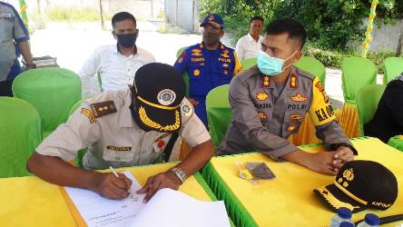 Polres Bengkalis Musnahkan BB Tangkapan Polair