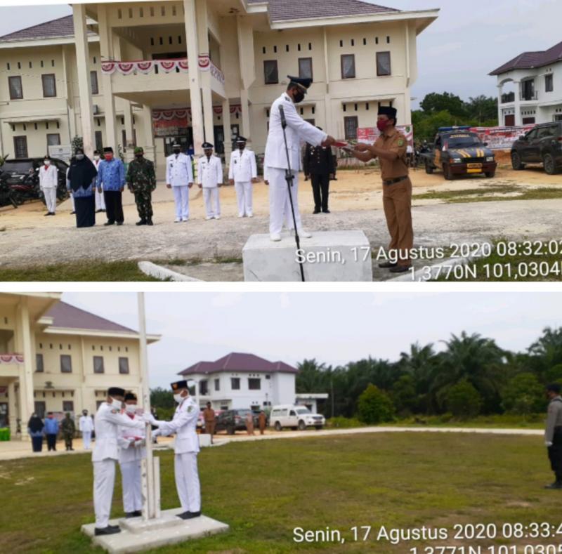 Kapolsek Rantau Kopar Hadiri Upacara�Hut RI Ke-75