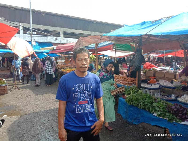 Pedagang Kaki Lima Pasar Bangkinang Tagih Janji Pemda Kampar