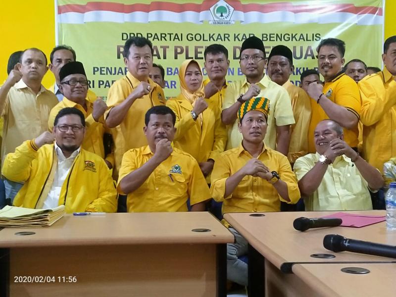 H Indra Gunawan Eet Balon Bupati Bengkalis Usungan Golkar