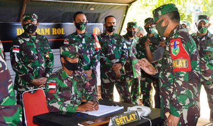 Danrem 174 Merauke Buka Latihan Posko-I Kodim 1707