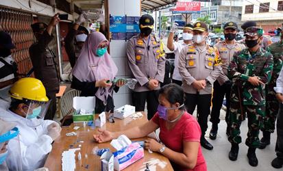 Rombongan Gugus Tugas Riau Disambut Jajaran Forkopimda Kota Dumai