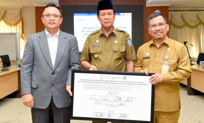 Pemprov Kepri dan Ombudsman Teken MoU SP4N