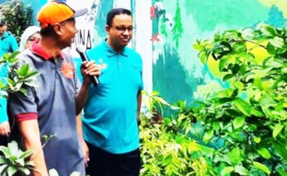 Terkait Kampung Hijau Berseri Jadi Sorotan, Anies: Saya Berikan Dua Jempol