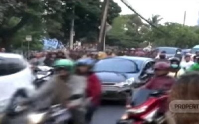 Nideo Bentrok di Tanah Abang Viral