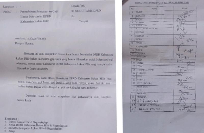 Miris...Empat Bulan Gaji Tidak Dibayar! 29 Tenaga Honorer Dirohil Minta Kejelasan