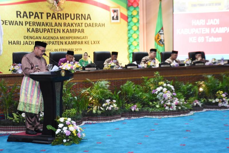 DPRD Kampar Gelar Paripurna Istimewa Memperingati HUT Kampar ke-69