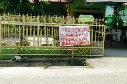 Ada Apa? Kinerja Pembangunan Pipa Ipal PT. Hutama Karya - ROSALISCA di Pekanbaru "Tertutup"