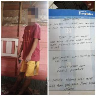 Sebelum Gantung Diri Romi Tulis Surat Permintaan Maaf