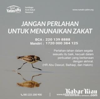Menunda-nunda Zakat Itu, "Kurang Baik"