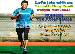 Panitia Runner Tanjungpiang Ajak Warga Kepri Lari dengan Sandiaga Uno