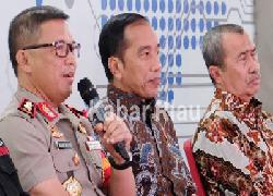 Kapolda Riau Paparkan Dashboard Lancang Kuning, Jokowi; Initinya Jangan Ada Karhutla
