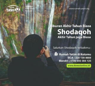 Bershodaqoh Akhir Tahun dengan 3M + 1T