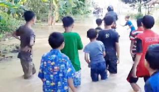 Banjir Langanan Luapan Sungai Cikidang dan Citanduy Rendam 400 Rumah
