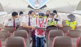 Budi Karya Sumadi Lakukan Ramp Check Batik Air