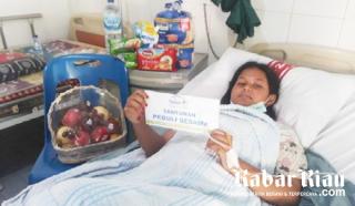 Bantuan Peduli Sesama Rumah Yatim untuk Mutiara Diosalurkan Pada Korban Kecelakaan Lalu Lintas Riau