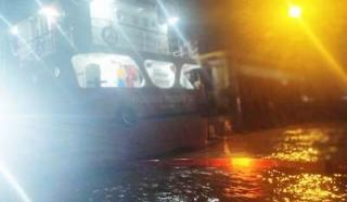 Pelabuhan PT CPI Kota Dumai Dipenuhi Tumpahan Minyak Mentah Kapal Anugerah Perdana 33