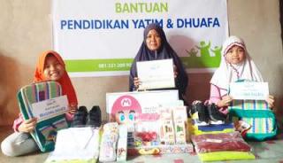 Rumah Yatim Pekanbaru Salurkan Bantuan Pendidikan untuk Aisyah dan Azizah