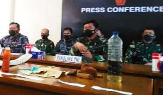 Serpihan Menjadi Bukti Autentik Tenggelamnya KRI Nanggala-402 di Selat Bali