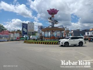 Sudarman: Pematangreba Zona Kuning, Polisi Patroli Prokes