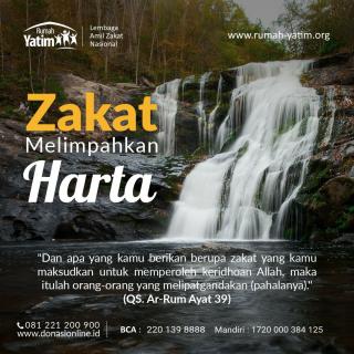 Harta Berlimpah Dari Kebaikan Berzakat