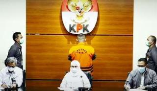 KPK Konferensi Pers Penetapan Tersangka Pengadaan Tanah di Munjul