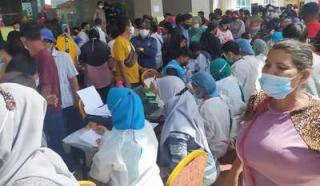 Warga Dikatakan Enggan Divaksin Terbantahkan, Pasalnya Saat HUT Pekanbaru Vasinasi Sampai Langgar Prokes