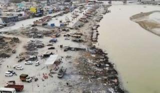 Ratusan Mayat Korban Covid-19 yang Sudah Dikubur di India Mengapung Disapu Banjir Tahunan