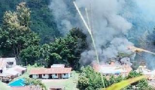 KKB Lakukan Teror, Pasum dan Sekolah di Distrik Kiwirok Dibakar 