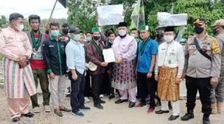 30 Orang Massa HMI Goyang Pemkab Rohul Diterima Ketua DPRD