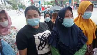 Emak-emak Medan Sunggal Medan Laporkan Penyerangan ke POM AU