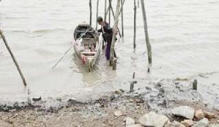 Warga Protes Kebijakan Bupati Meranti, "Sejak Sampah Dibenam Dipinggir Pantai Jaring Kami Dapat Plastik Asoi"