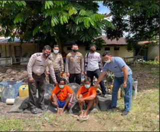 Dua Pria Penambang Emas Ilegal di Inhu Ditangkap