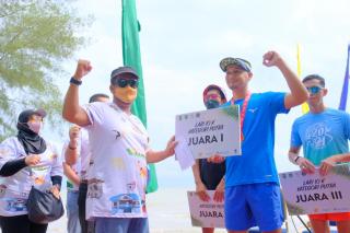 Bupati Bengkalis Kasmarni Hadiri Pelepasan Running 10k