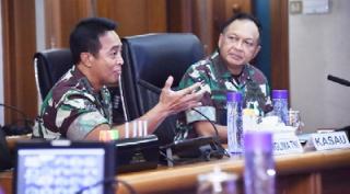 Kunjungan Jenderal TNI Andika Perkasa Ke Mabes TNI AL dan Mabes TNI AU  “Untuk Memulai Orientasi Tugas Saya Sebagai Panglima TNI
