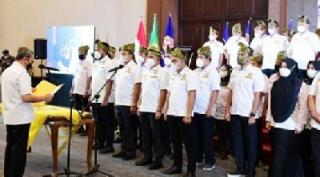 Anak Gubri Syamsuar Dilantik?, Waketum Berpidato “Jangan Demo Pemerintah” Warga; Tontu Iyo