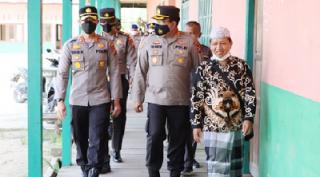 Diresnarkoba Polda Riau Pantau Vaksinasi Dosis II di Pesantren Inhil, Yus Guntur; Sesuai Titah Komandan