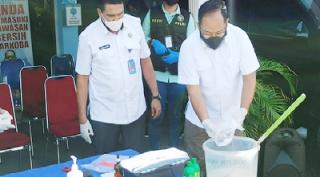Hari ini Paket Sabu ke Lombok Utara Dimusnahkan BNN Riau