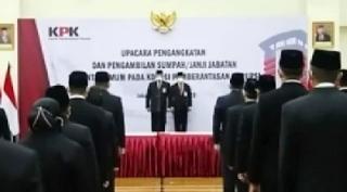 Firli Bahuri Pimpin Langsung Pengambilan Sumpah Janji Jabatan 55 Jaksa Baru