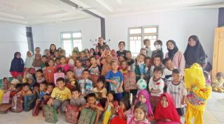 Berikan Trauma Healing Pada Anak Korban Gempa Pasaman, I-YES dan Pertamina Foundation Gandeng Pertamina