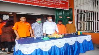 Partai Buruh Sumut Santuni Anak Yatim, Sekaligus Resmikan Kantor Barunya Di Medan.
