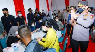 Kapolri Dialog Interaktif Secara Virtual untuk memberikan Pengarahan Pengendalian Pandemi COVID-19