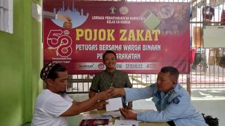Hari Terakhir Puasa! Lapas Narkotika Rumbai Tutup Pojok Zakat! Kata Priyanto Hasilnya Kita Salurkan Yang Berhak
