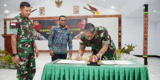 Danrem 174/ATW Merauke Resmi Tutup TMMD Ke-113