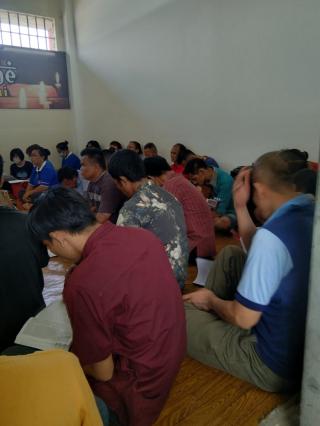 Lapas Narkotika Rumbai Gandeng Gereja Santo Paulus Dan WKRI Adakan Ibadah Bersama