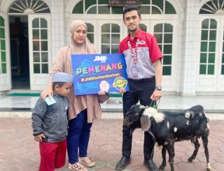 JNE Mengadakan Promo Khusus dalam Momen Idul Adha dan Bagikan 4.000 Daging Hewan Kurban