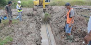 Warga Makorem Akhirnya Mendapat Air Bersih “Terima Kasih Danrem 174 Merauke”