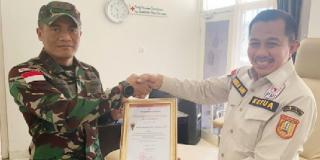 Satgas Yonif 126/KC Terima Penghargaan Dari PMI Jayapura