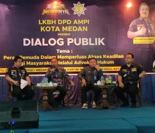 Diskusi Publik LKBH DPD AMPI Kota Medan, Hadirkan Ketua Peradi Kota Medan