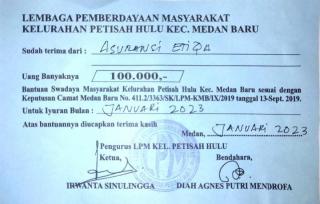 GMB Petisah Pertanyakan Terobosan Lurah Tekan Angka Kemiskinan Melalui Dana Kelurahan Dan Kutipan LPM